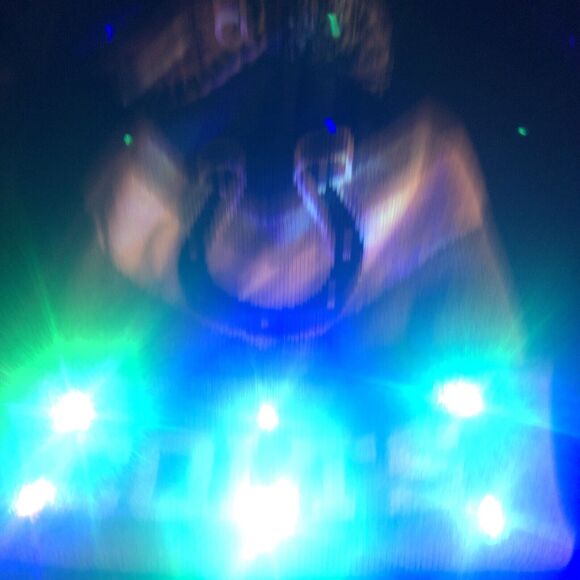 NFL Indianapolis Colts L.E.D. Light Up Winter Pom Pom Hat New Snow Beanie NEW!! - Picture 3 of 5